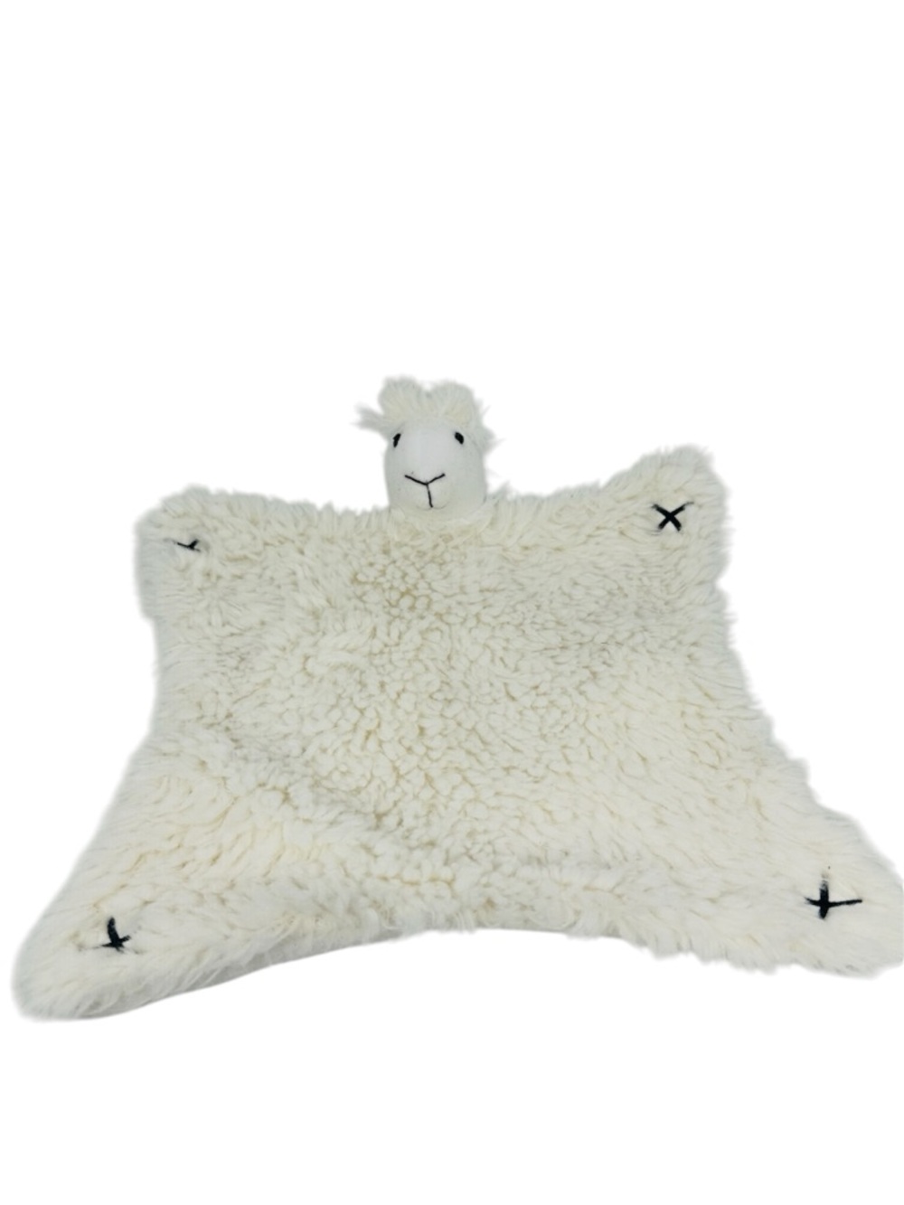 Pottery Barn Kids West Elm Llama Lovey Baby Security Blanket HTF